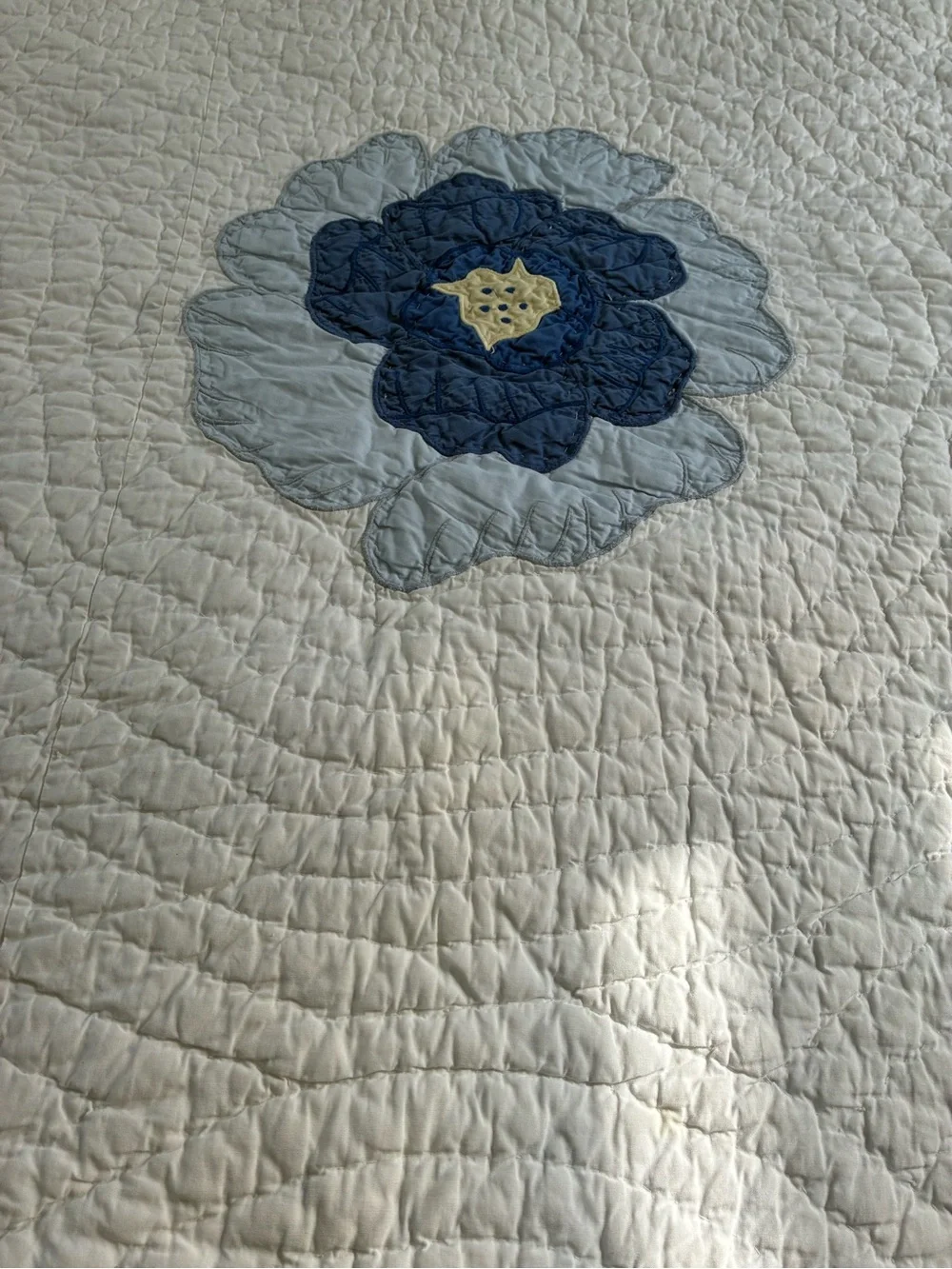 Vintage Pottery Barn Kids Daisy Garden Quilt Twin Reversible 68X84